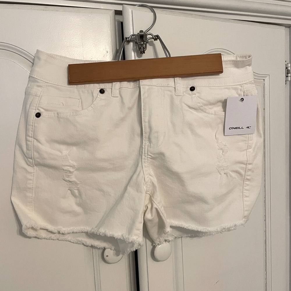 O’Neill Cody distressed jean shorts